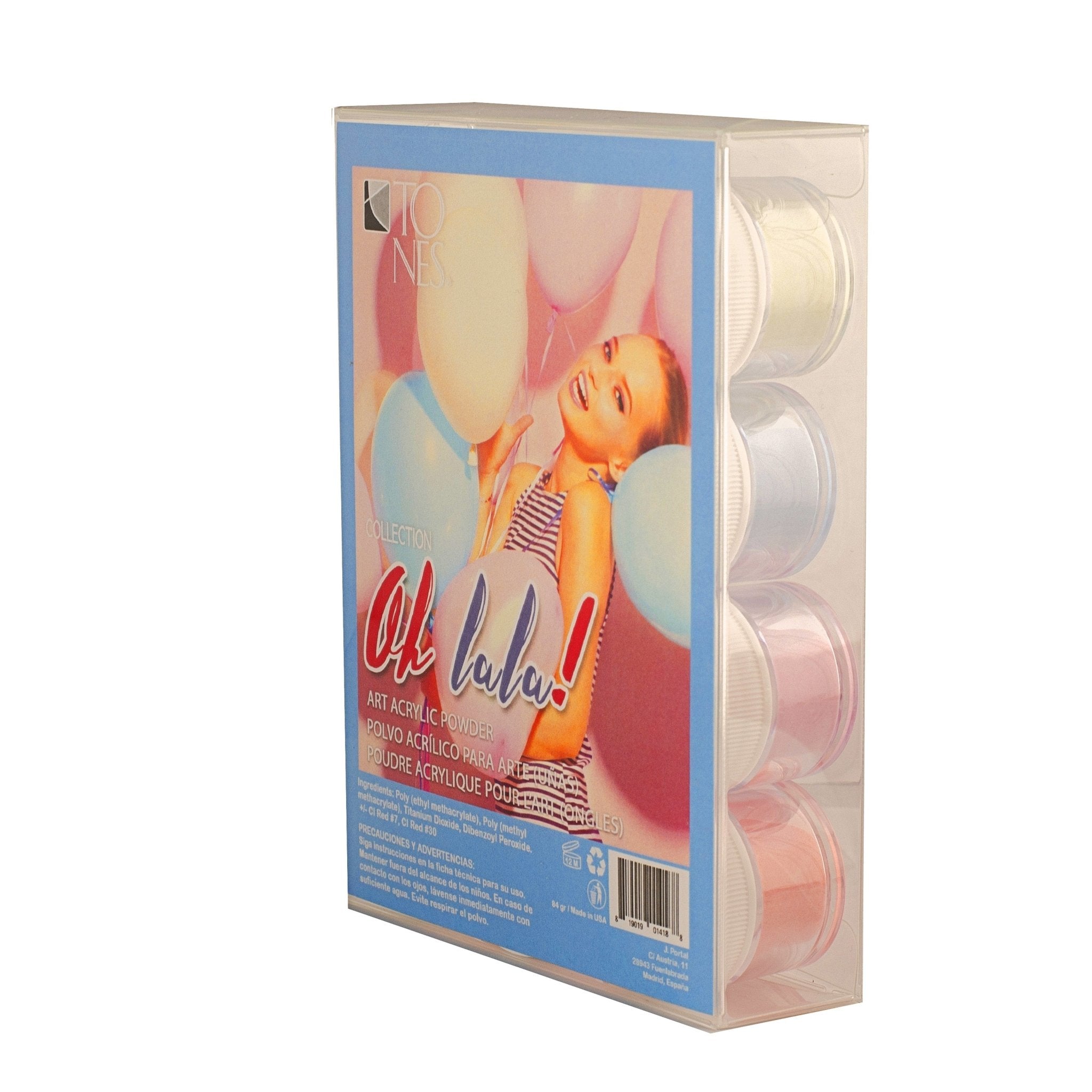 Acrylic Art Powder - 3D Collection: Oh Lala (12 x 0.25 oz) - Tones