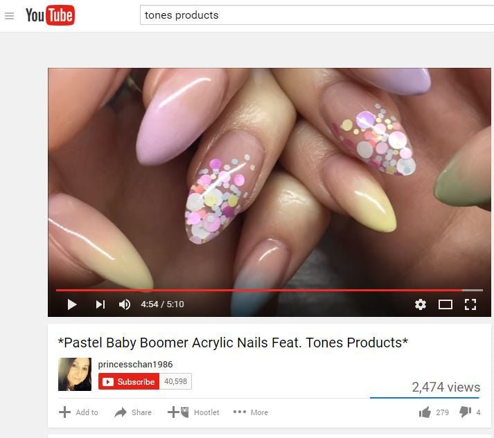 Tones Nail Art Tutorial - Pastel Baby Boomer by Princesschan1986 - Tones