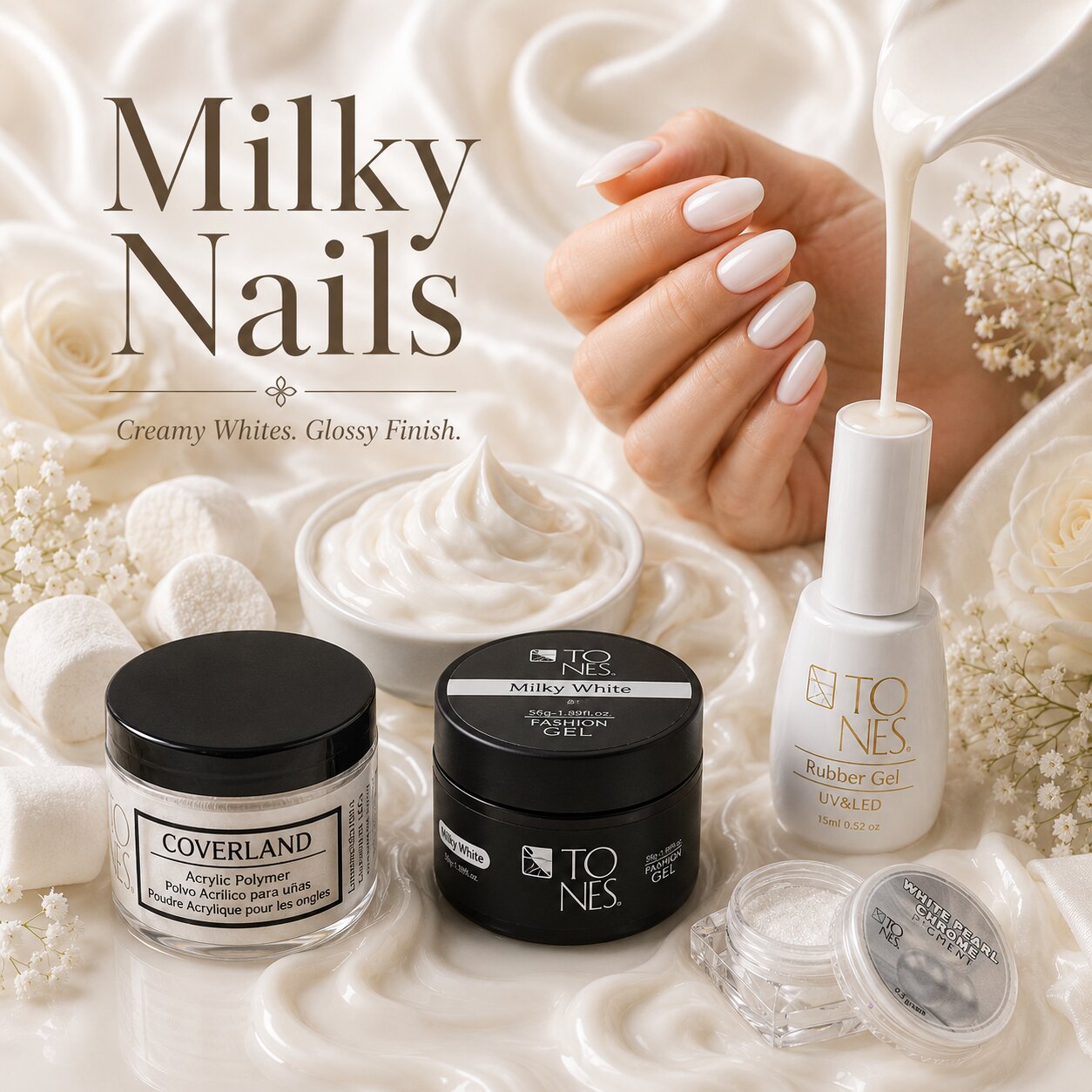 Milky Nails