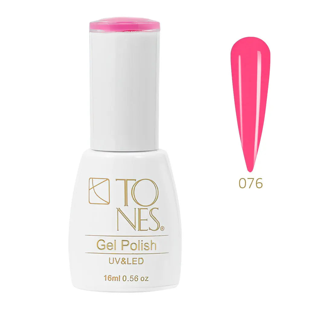 Gel Polish #76 - Yo No Fui  | Bright Pink Gel | UV/LED | 0.56 fl oz — Tones Professional