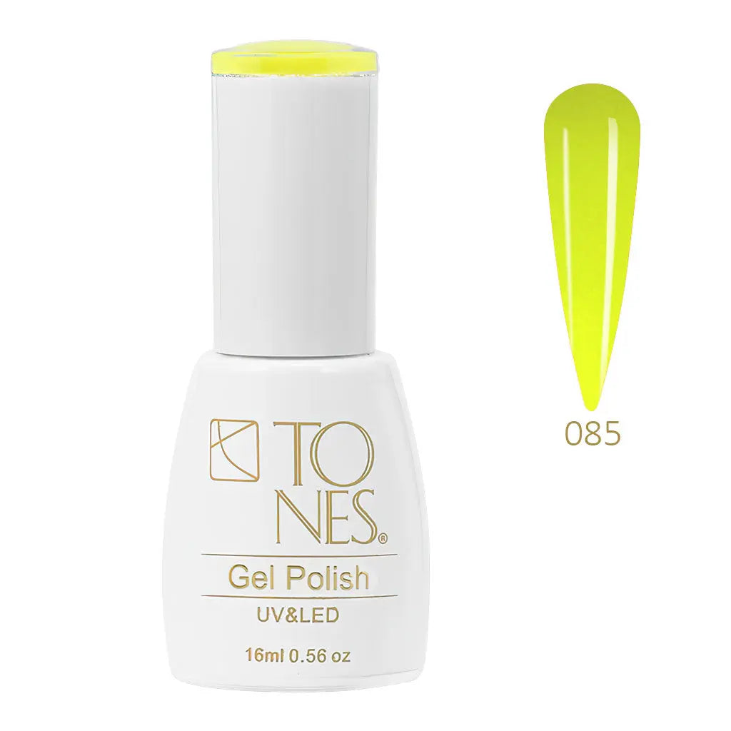 Gel Polish #85 - Loud Lemon  | Neon Yellow Gel | UV/LED | 0.56 fl oz — Tones Professional