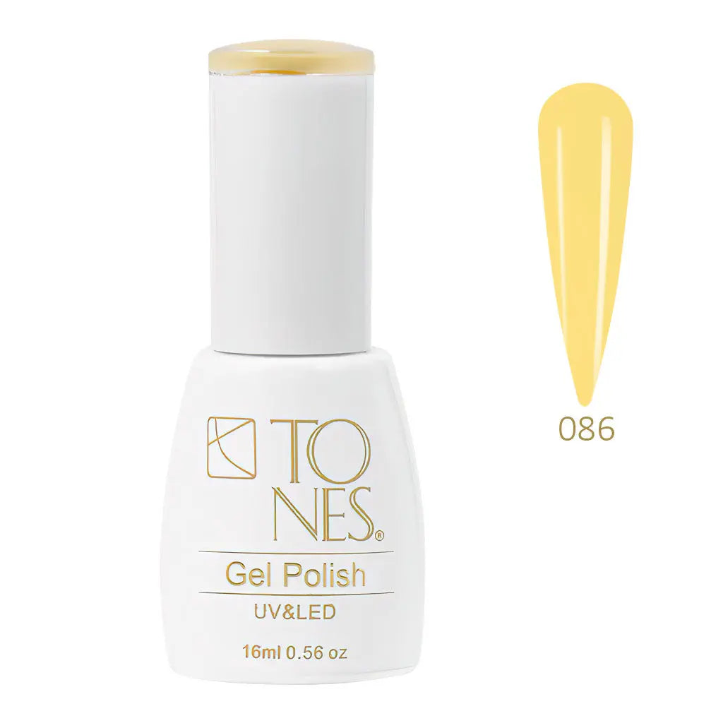 Gel Polish #86 - Mellow Yellow   | Yellow Gel | UV/LED | 0.56 fl oz — Tones Professional
