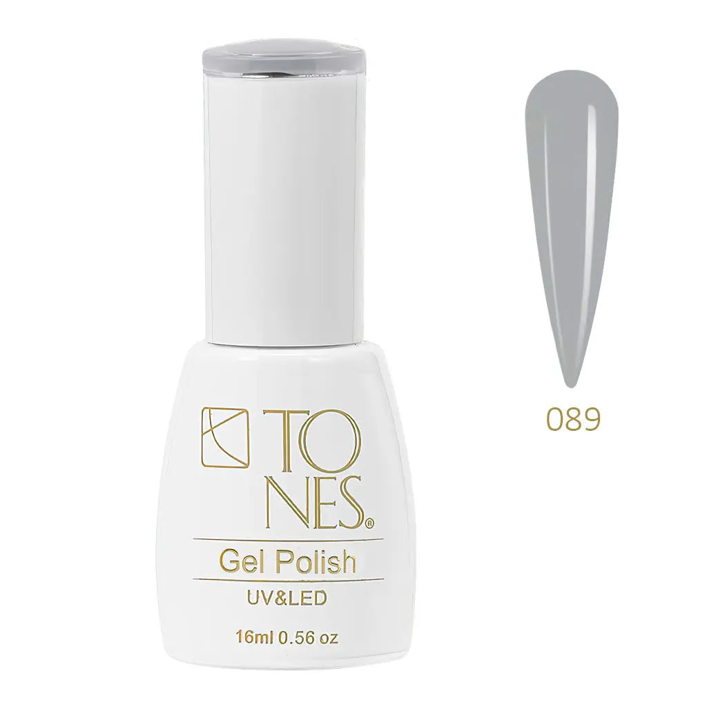 Gel Polish #89 - Urban Grey  | Light Gray Gel | UV/LED | 0.56 fl oz — Tones Professional