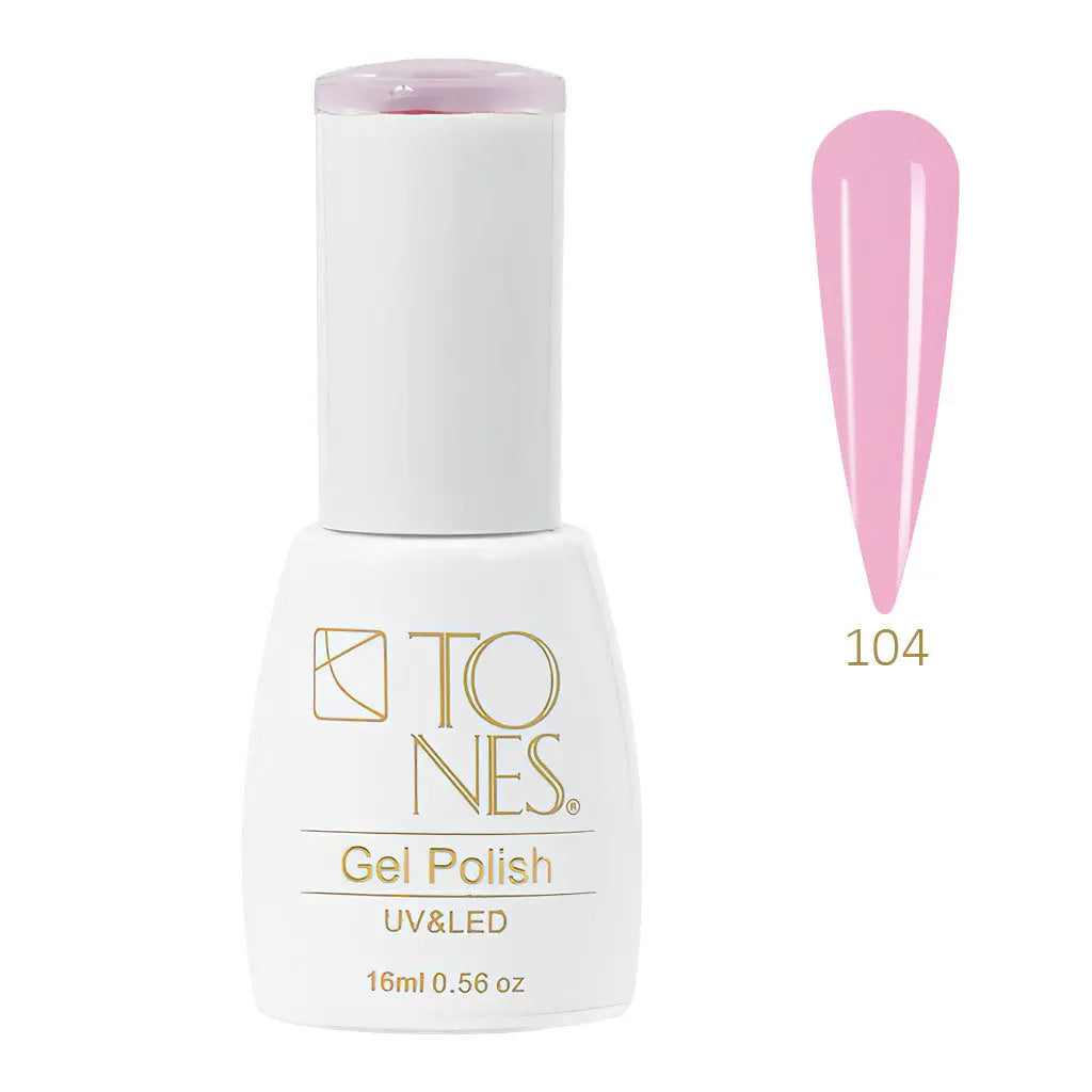 Gel Polish #104 - Pink Parade  | Light Pink Gel | UV/LED | 0.56 fl oz — Tones Professional