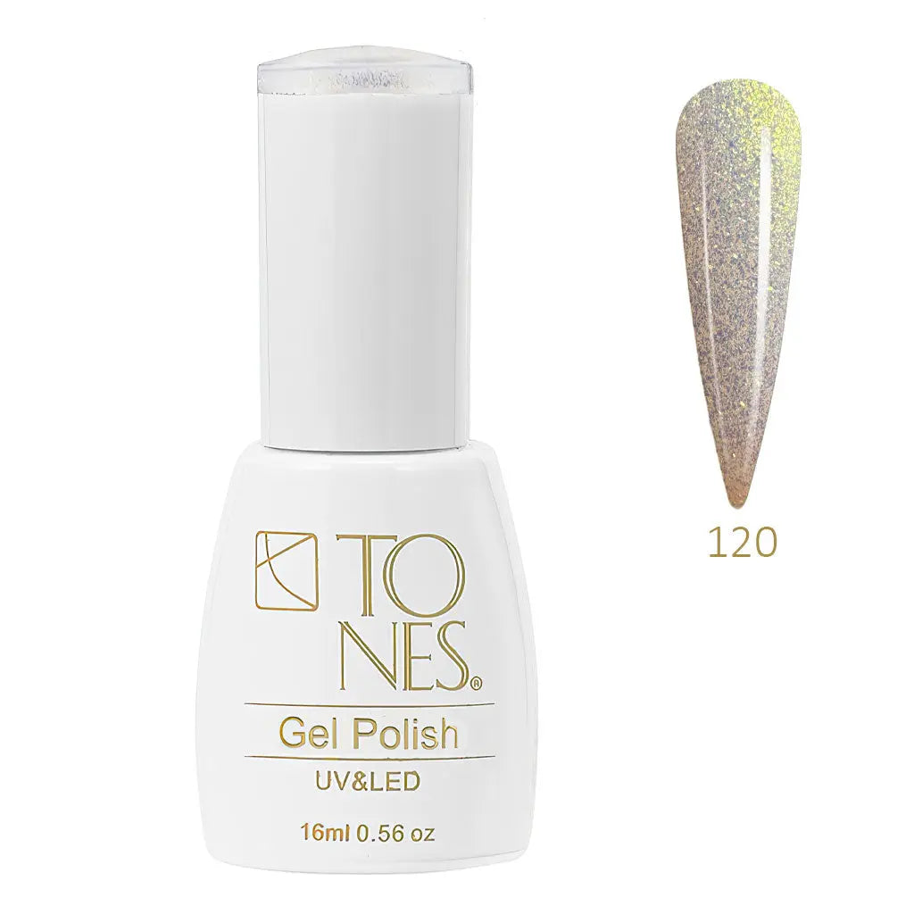 Gel Polish #120 - Frosted White  | White Gel | UV/LED | 0.56 fl oz — Tones Professional
