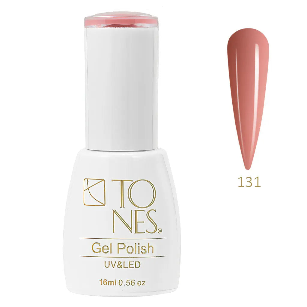 Gel Polish #131 - Nude & Happy  | Nude | UV/LED | 0.56 fl oz — Tones Professional