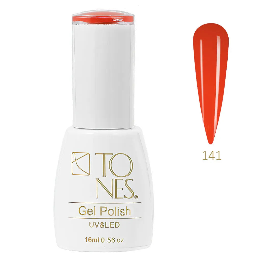 Gel Polish #141 - Orange Squeeze  | Orange Gel | UV/LED | 0.56 fl oz — Tones Professional