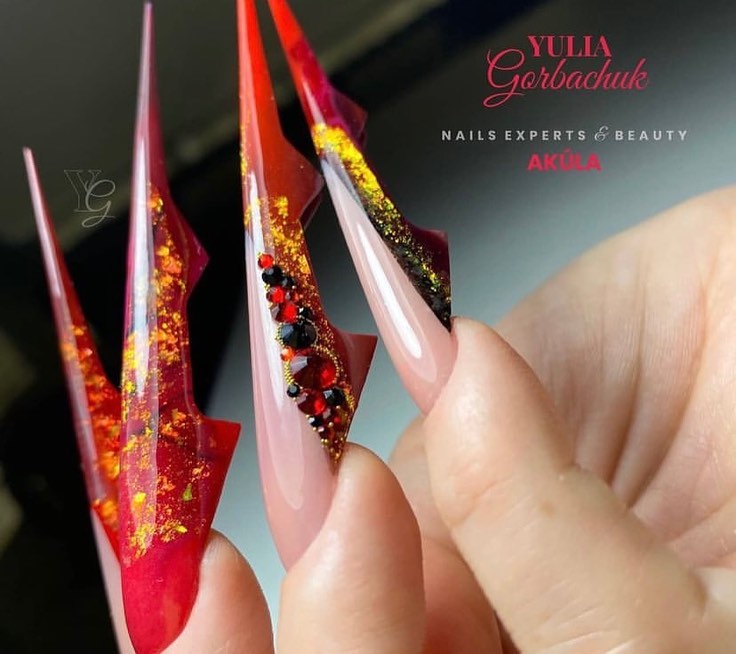 Love it? Like it. Share it! Call ***.***.**** Nail Artistry Everyday Nail  Art is now available for purchase online. https://www.cre… | Curved nails,  Nails, Us nails