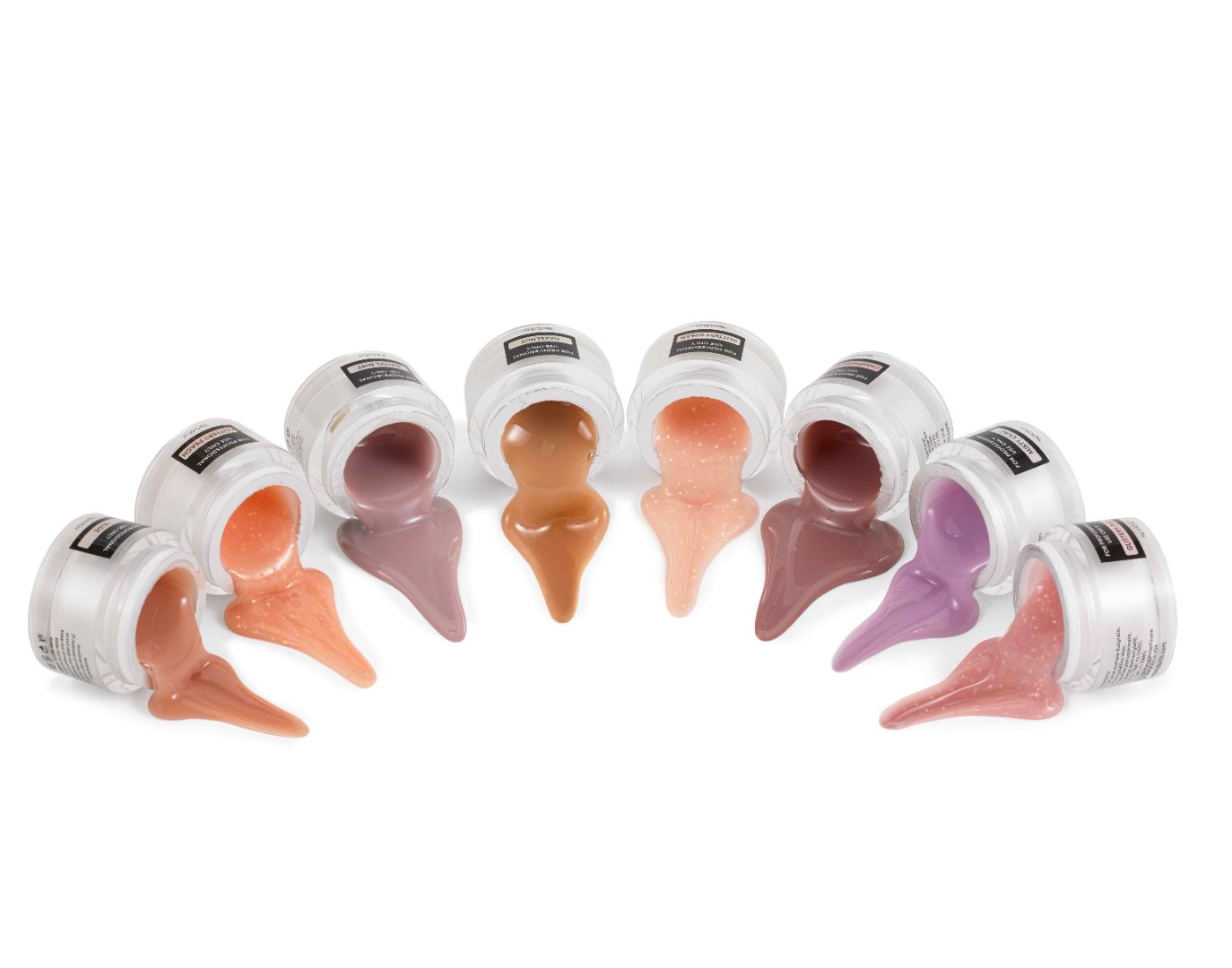 Pro Builder Gel Collection II (9 x 0.5 fl oz / 15mL) — HEMA-Free TPO-Free Professional Builder Gel | Tones