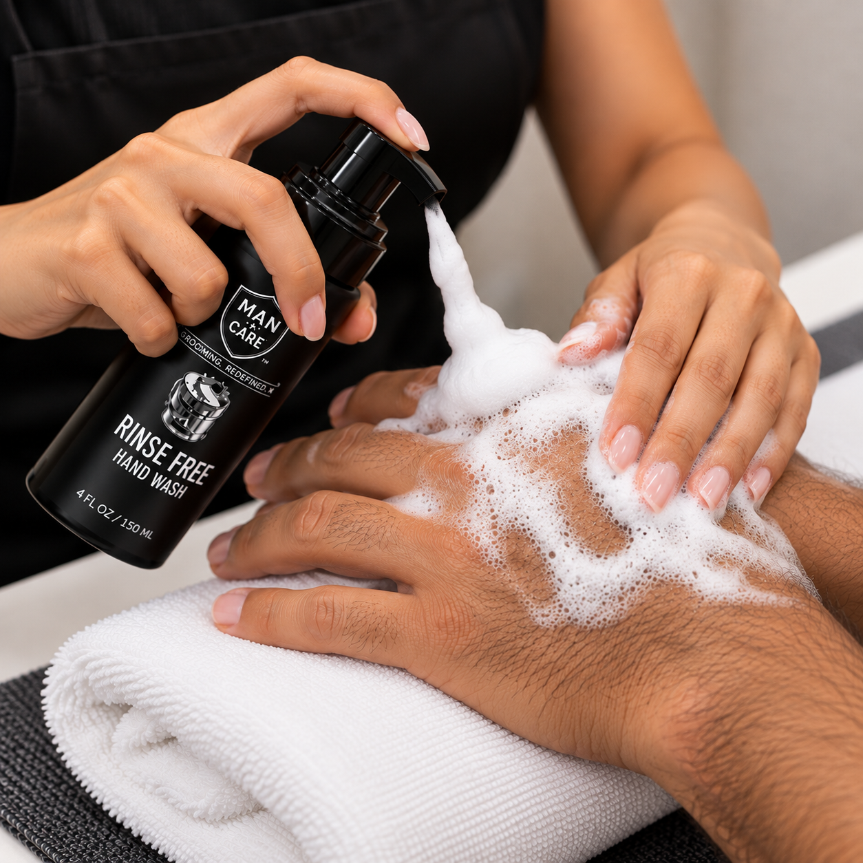 Rinse-Free Foaming Hand Wash – 4 oz