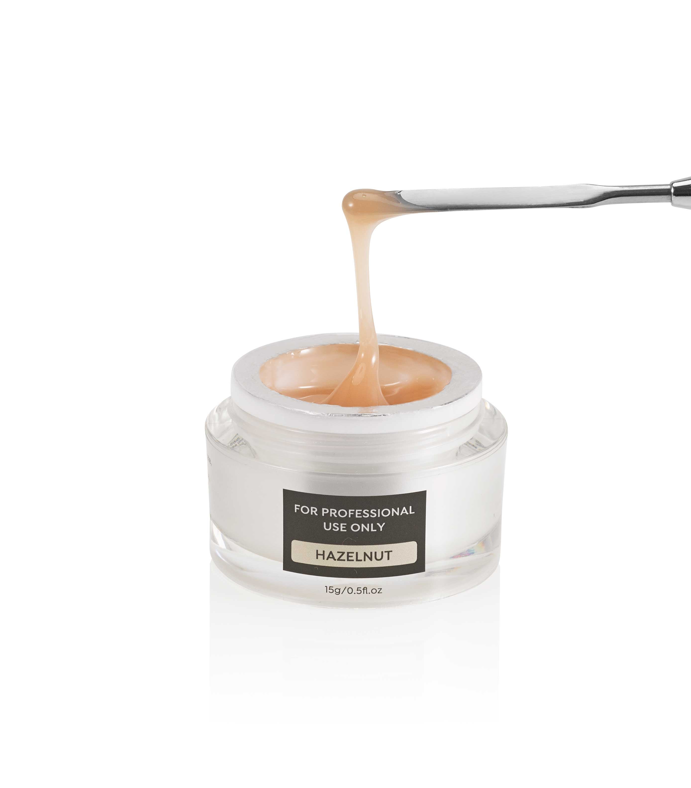 Pro Builder Gel: Hazelnut - 0.5 fl oz / 15 mL — HEMA-Free TPO-Free Professional Builder Gel | Tones