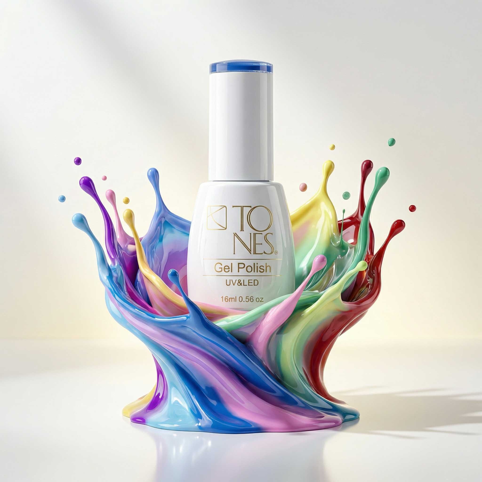 Gel Polish #54 - Marina  | Blue | UV/LED | 0.56 fl oz — View 5 | Tones Professional Nail Products