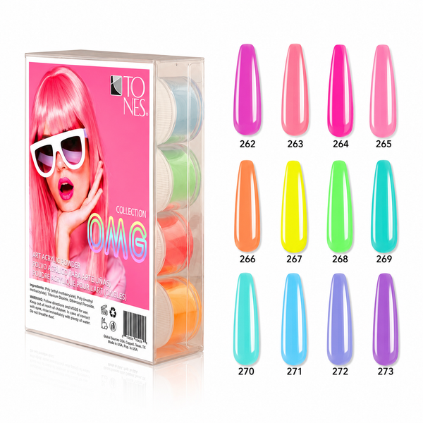 Acrylic Art Powder - 3D Collection: OMG (12 x 0.25 oz)