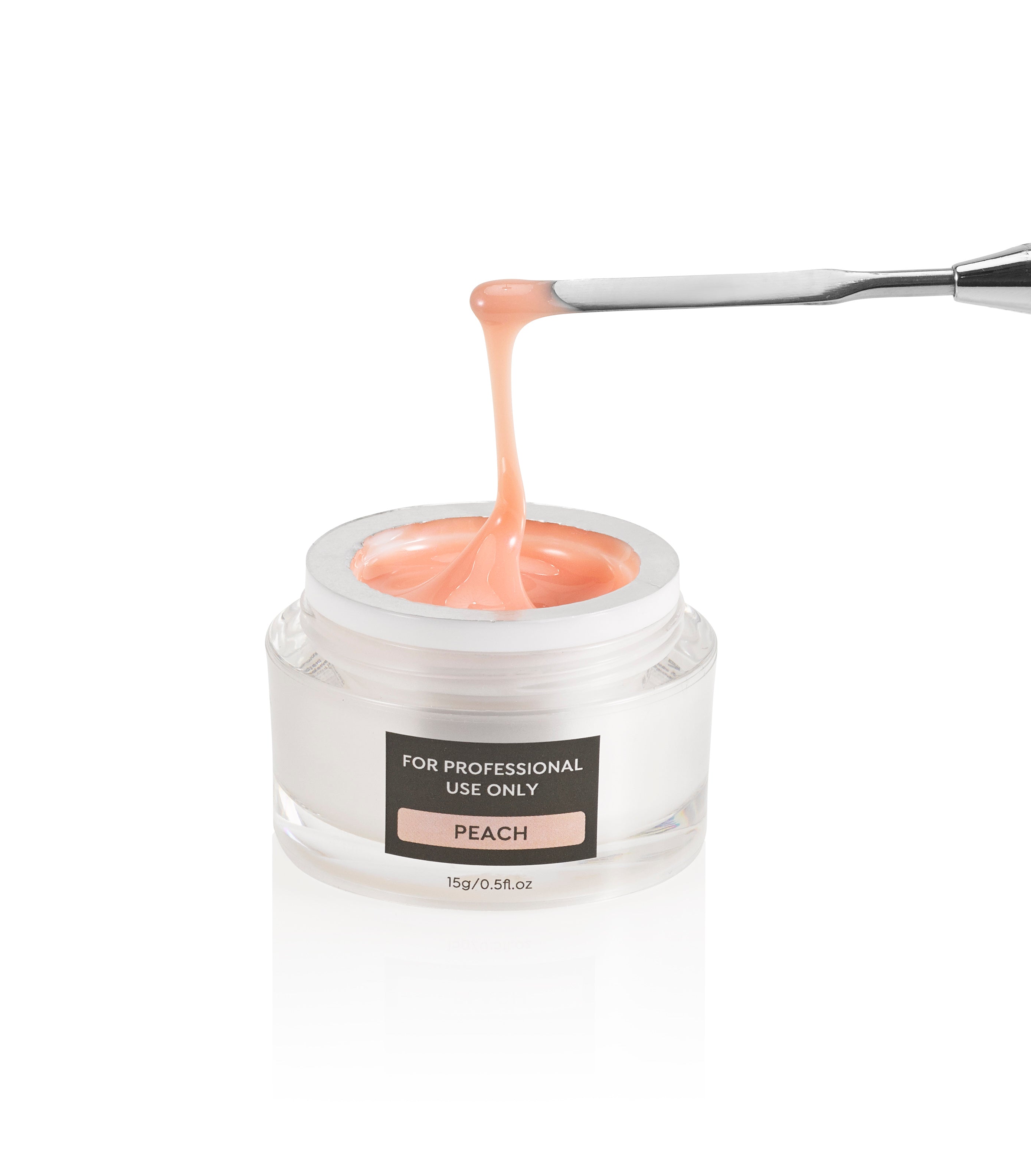 Pro Builder Gel: Peach - 0.5 fl oz / 15 mL — HEMA-Free TPO-Free Professional Builder Gel | Tones