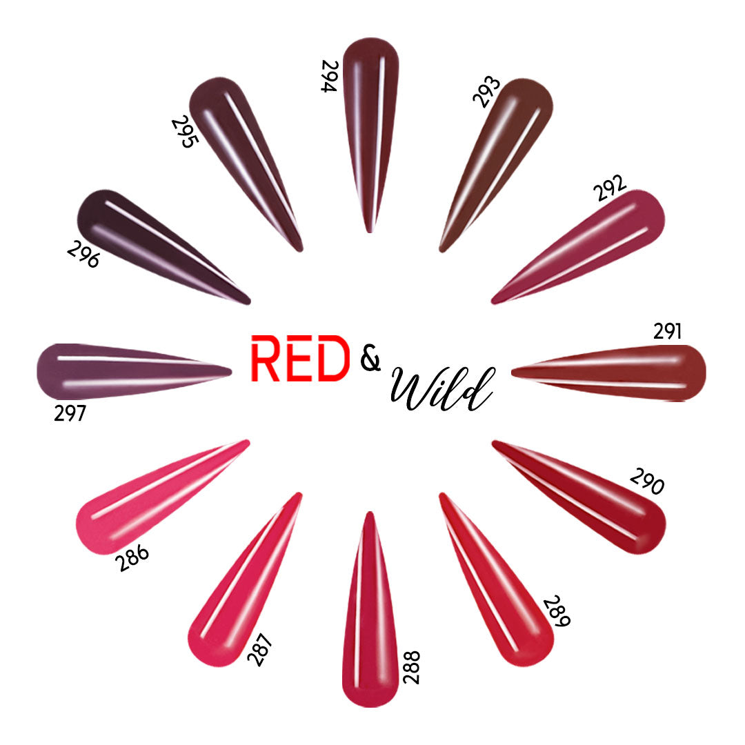Acrylic Art Powder - 3D Individual: Red & Wild (0.5 oz) — Detail View | Tones Professional Nail Products