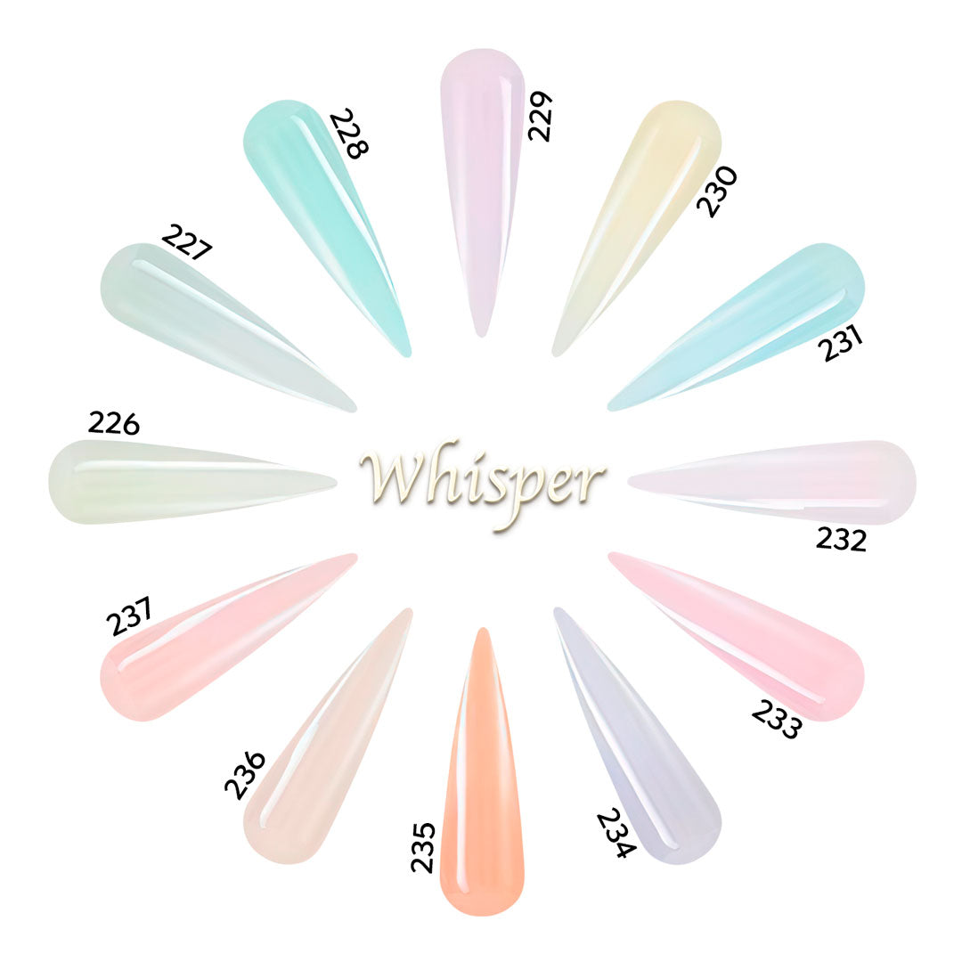 Acrylic Art Powder - 3D Individual: Whisper (0.5 oz) — Detail View | Tones Professional Nail Products