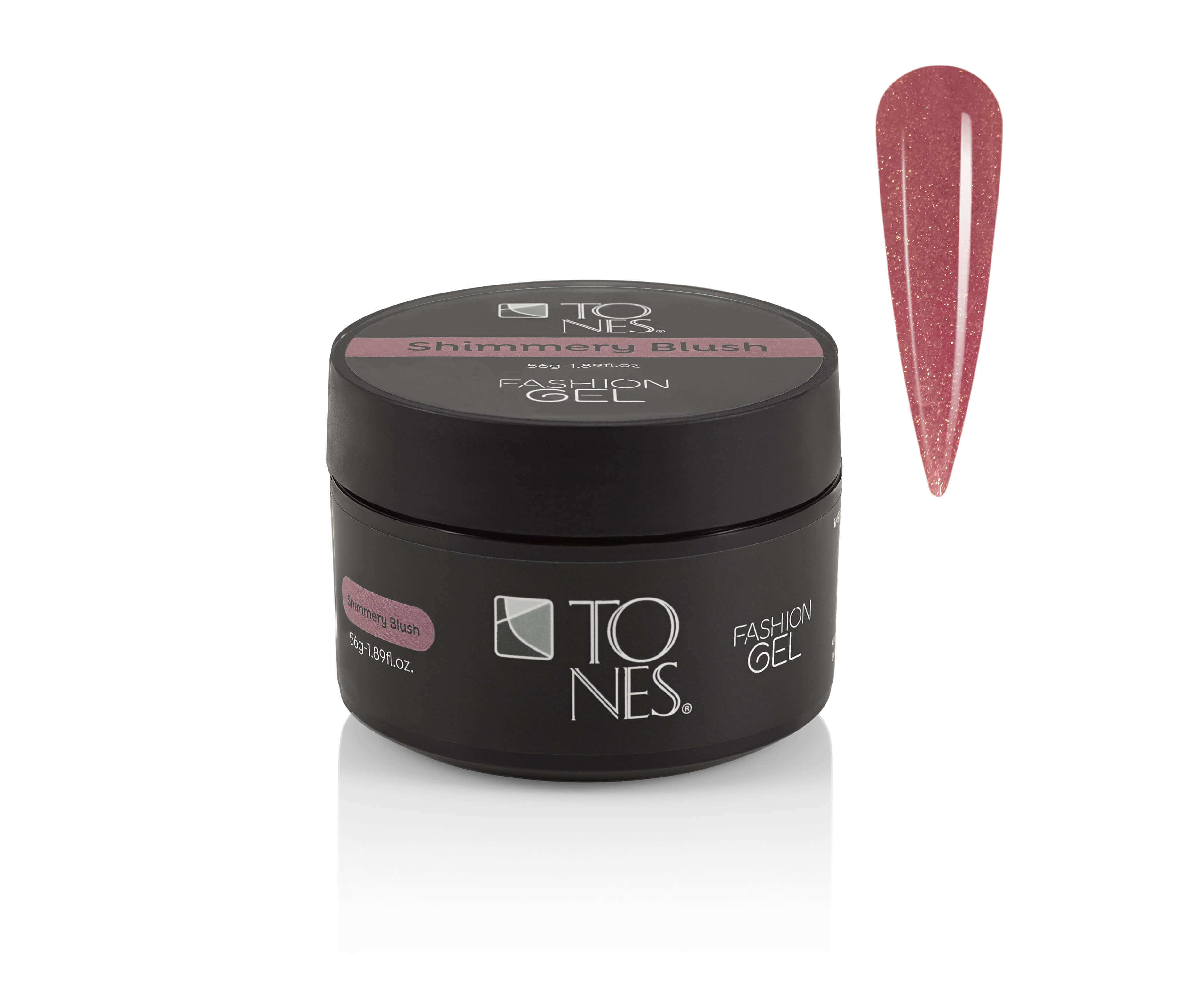 Fashion Gel: Shimmery Blush - 1.89 fl oz / 56 mL | Professional Nail Products by Tones
