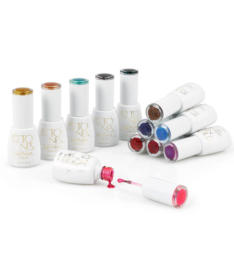 Shiny Diamond Gel # 010 - 0.56 fl oz — HEMA-Free UV/LED Soak-Off Gel Polish | Tones