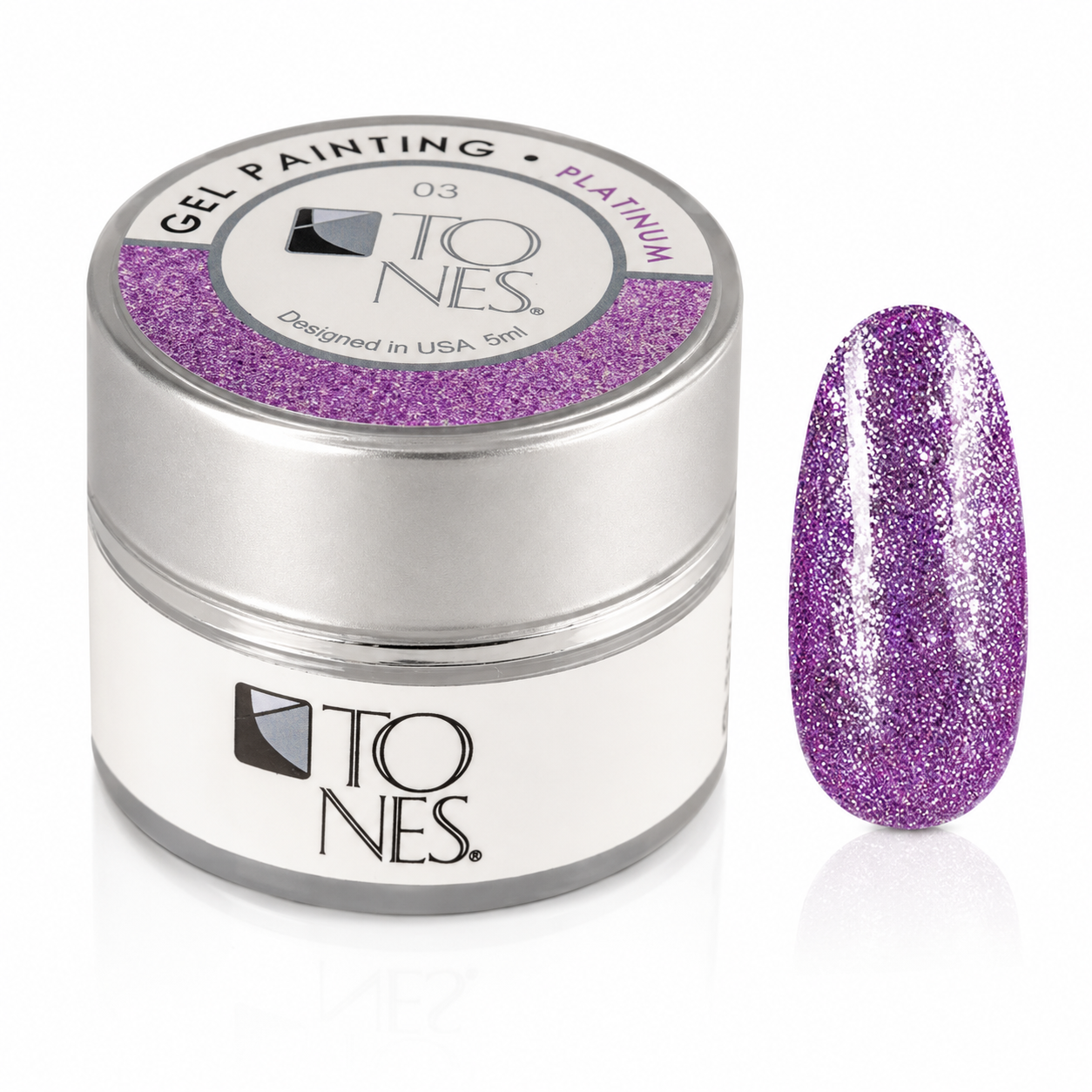 Platinum Gel Painting #003 Purple - 5 mL / 0.17 fl oz