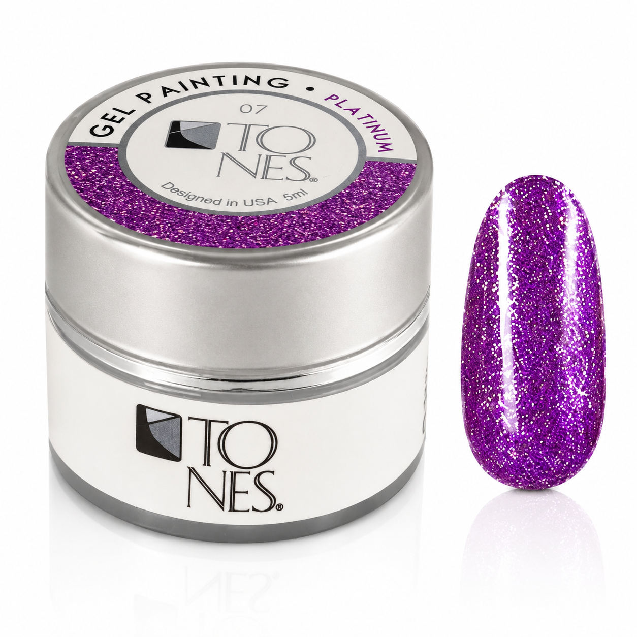 Platinum Gel Painting #007 Purple - 5 mL / 0.17 fl oz