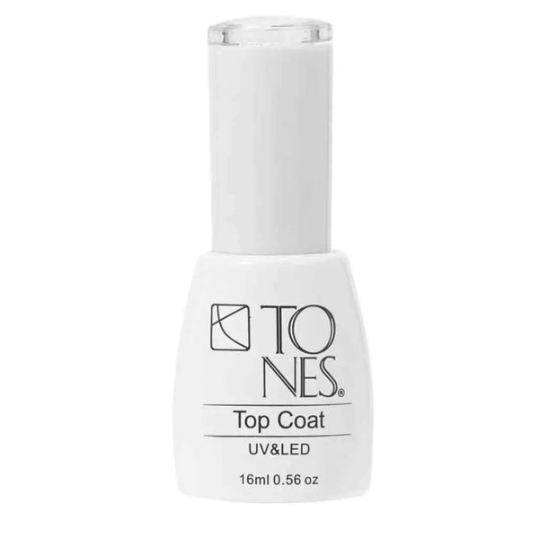 Tones Gel Top Coat — No-Wipe, High-Gloss, HEMA-Free | Professional UV/LED — Tones Professional