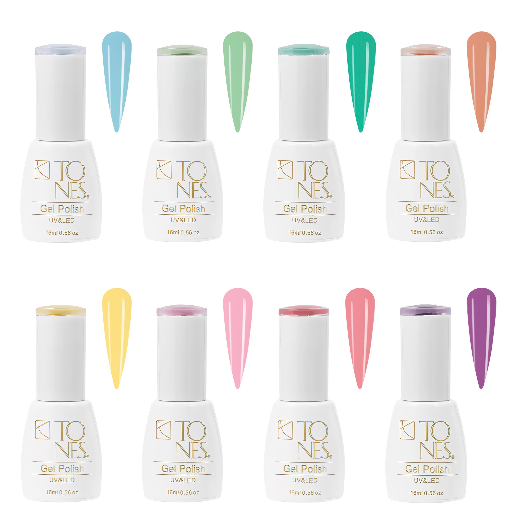 Gel Polish Kit - "Love Bites" (8 x 0.56 fl oz) — Professional Nail Product Detail | Tones