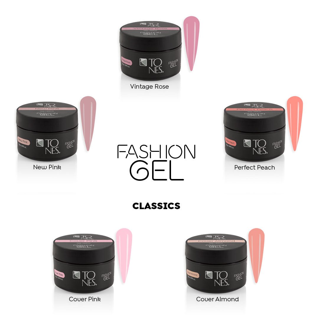 Fashion Gel - Classic Collection 5 x 56g. - Tones