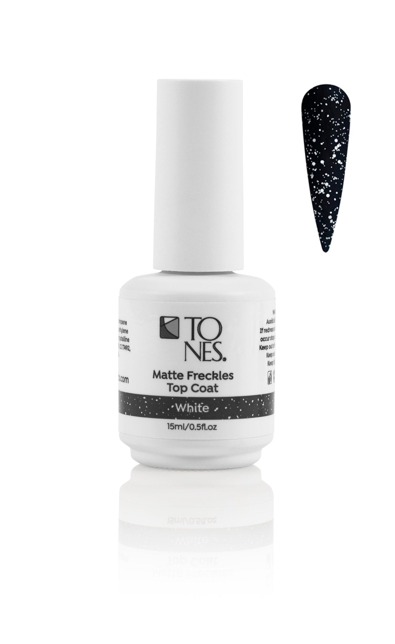White Matte Nails with Diamond Glitter. #prettynails | Matte nails design,  White acrylic nails, White glitter nails